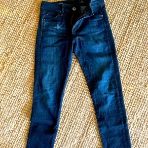 AG denim high waisted skinny jeans